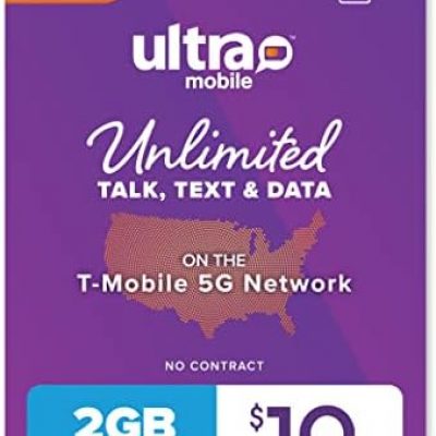 $19/mo. Ultra Mobile Prepaid Phone Plan with Unlimited International Talk, Text and 2GB of 5G • 4G LTE Data