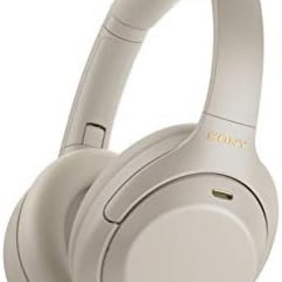 Sony WH-1000XM4 Wireless Premium Noise Canceling Overhead Headphones with Mic for Phone-Call and Alexa Voice Control, Silver WH1000XM4