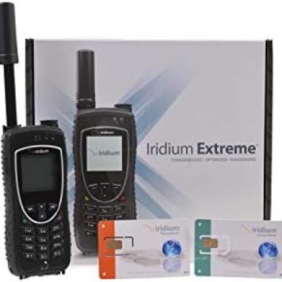 Iridium 9575 Extreme Satellite Phone with Prepaid and Postpaid SIM Cards