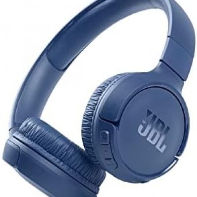 JBL Tune 510BT: Wireless On-Ear Headphones with Purebass Sound – Blue, Medium