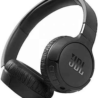 JBL Tune 660NC: Wireless On-Ear Headphones with Active Noise Cancellation – Black, Medium