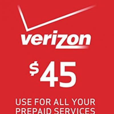 Verizon $45 Prepaid Refill PIN Monthly Plan / Pay As You Go No Annual Contract