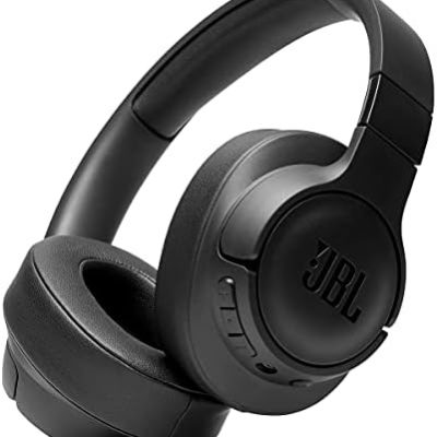 JBL Tune 710BT Wireless Over-Ear – Bluetooth Headphones with Microphone, 50H Battery, Hands-Free Calls, Portable (Black), Medium