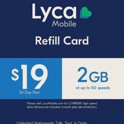 Lycamobile Sim Card $19 Plan Prepaid 3 Months Service – Both Port in and New Activiation Supported