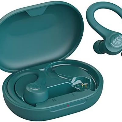 JLab Go Air Sport – Wireless Workout Earbuds Featuring C3 Clear Calling, Secure Earhook Sport Design, 32+ Hour Bluetooth Playtime, and 3 EQ Sound Settings (Teal)