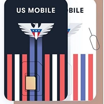 Prepaid SIM Card (US Mobile) – Custom Plans from $4/mo. Unlimited Plans from $10/mo.