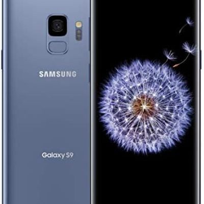 Samsung Galaxy S9, 64GB, Coral Blue – Fully Unlocked (Renewed)