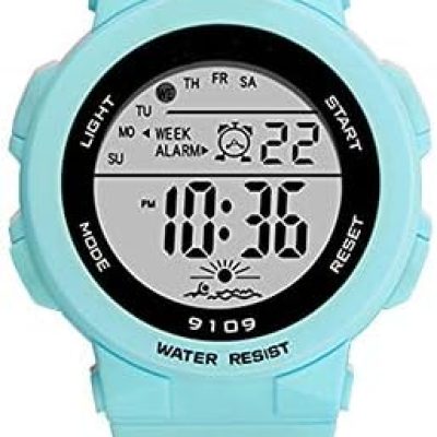 WISHFAN Sports Watch for Women, Women’s and Girls’ Watch Waterproof LED Digital Watch Wrist Watch for Women