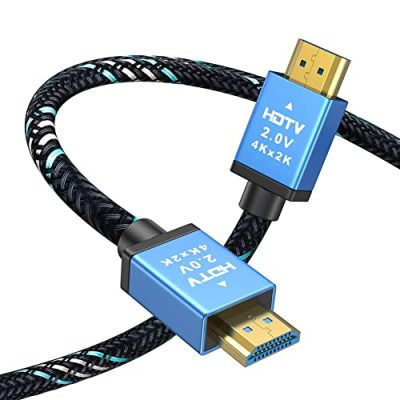 ELECTCOM PRO 4K High Speed HDMI Cable, Aluminum Shell & Braided Nylon & Gold Connectors, 4K@60Hz UHD HDR HDMI 2.0 Cable, Compatible with Ethernet, PS4, Bluray, Projector, Monitor, HDTV – 30 Feet