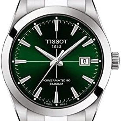 Tissot Men’s Gentleman Auto Swiss Automatic Dress Watch with Stainless Steel Strap