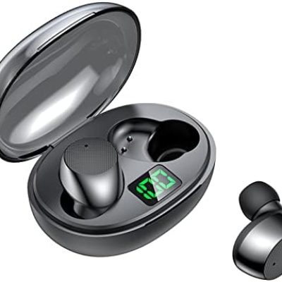 Xecvkr Wireless Earbuds Noise Cancelling&Charging Case —Upgraded Bluetooth 5.3 in Ear Headphones Built-in Microphone Premium Sound Earbud for Bluetooth-Enabled Cell Phones