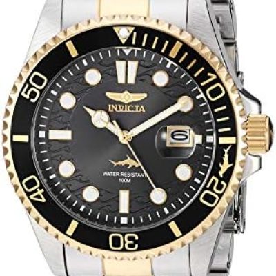 Invicta Men’s Pro Diver Quartz Watch with Stainless Steel Strap, Two Tone, 22 (Model: 30023)